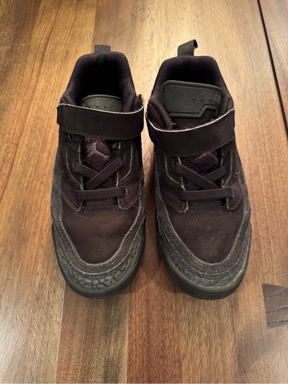 Jordan Kids Black High-Top Sneakers with Strap
